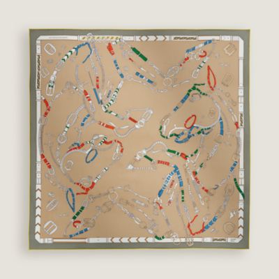 Les Chevaux Dechaines scarf 90 | Hermès USA